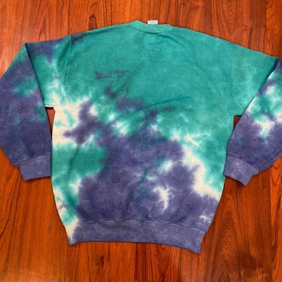 GILDAN TIE DYE SWEATSHIRT M - Picture 2 of 2